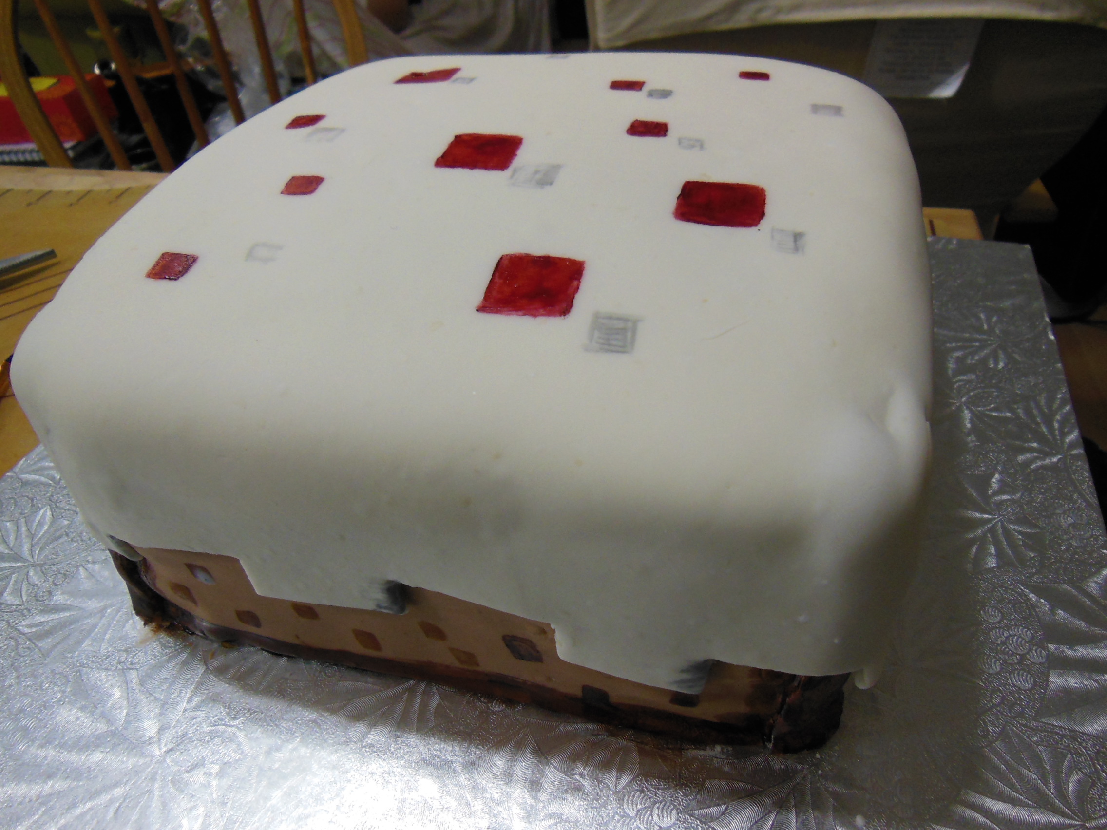 Minecraft cake -Funcooking